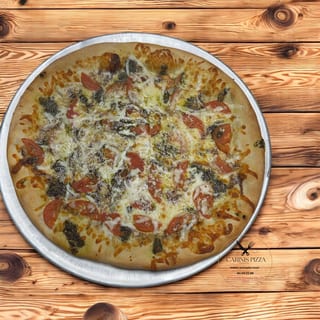 Tomatoes Basil Pizza